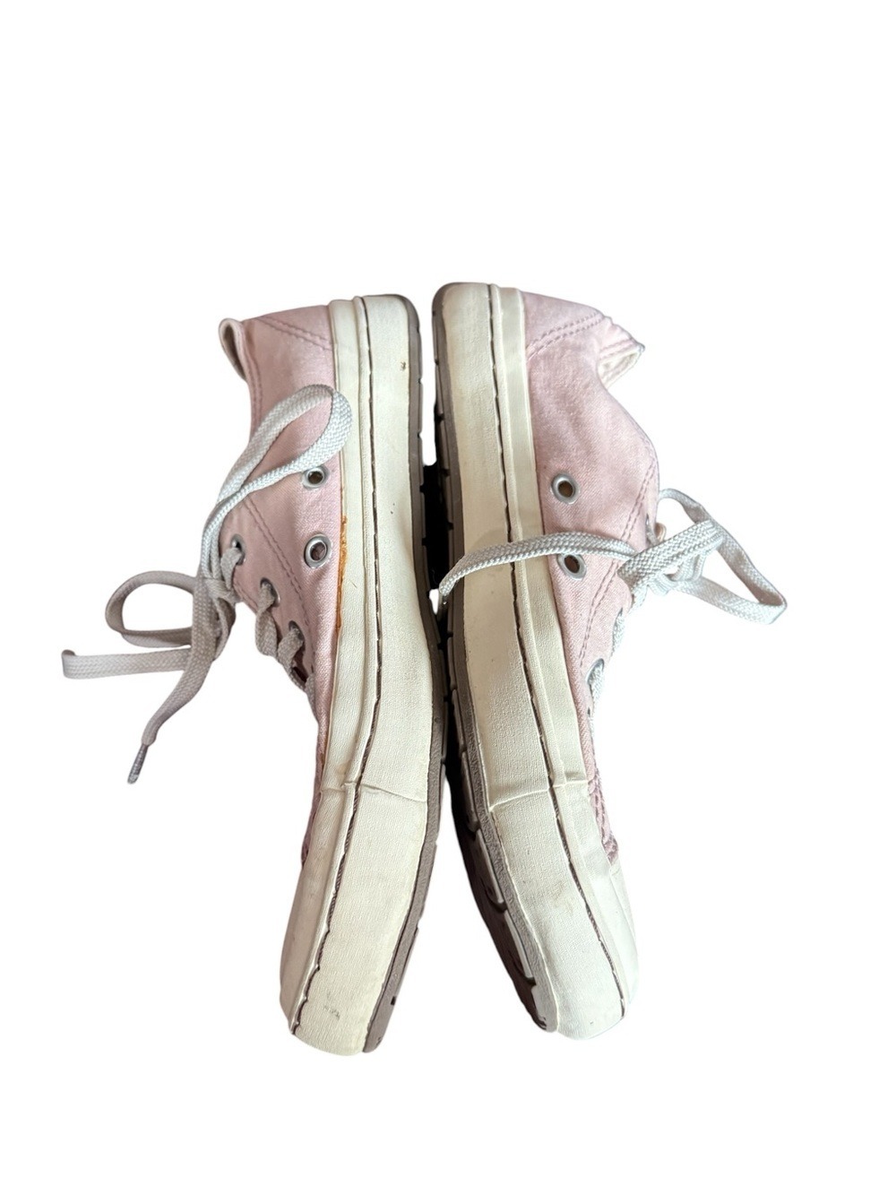 Converse Pink Canvas Low Top Sneakers - Picture 4 of 11